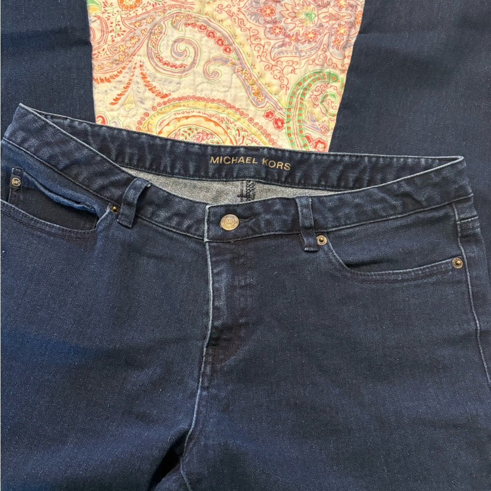 Michael Kors Dark Blue Skinny Jeans